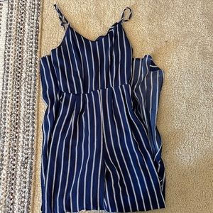 Striped jumpsuit